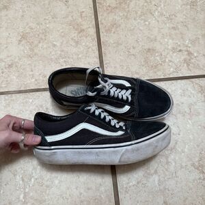 Vans platform vans size 8 women’s